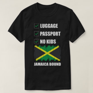 Gepäckausweis Nr. Kinder Jamaica Bound Couple Trip T-Shirt