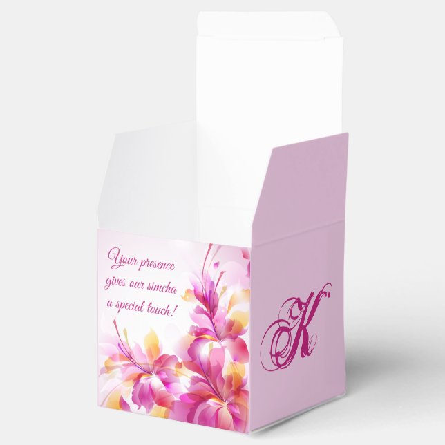 Gepäckbox für elegante Hostess Geschenkschachtel (Geöffnet)