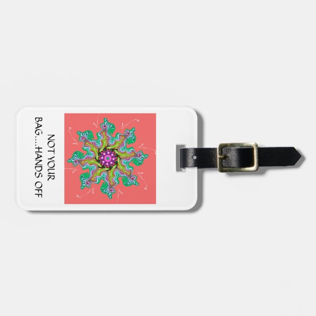 Gepäckmarke 2 gepäckanhänger (Vorderseite horizontal)