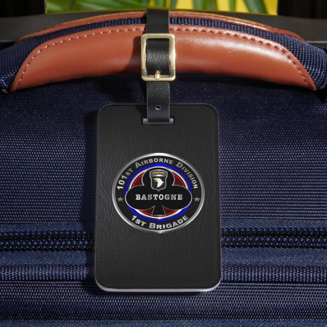 Gepäckmarke der 101. Im Flugzeug Division Gepäckanhänger (Vorderseite Insitu 2)