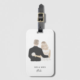 Gepäckmarke für Brille und Baum Gepäckanhänger