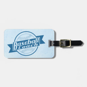 Gepäckmarke für den Baseball-Coach Gepäckanhänger