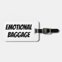 Gepäckmarke für emotionales Gepäck