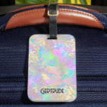 Gepäckmarke für optisches Foto Gepäckanhänger<br><div class="desc">Opal-Textur-Gepäckmarke</div>