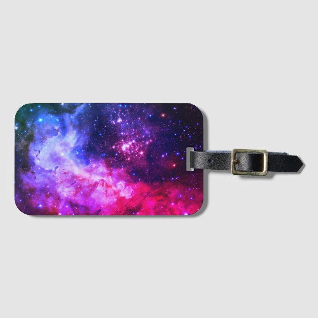 Gepäckmarke für Raum/Galaxie Gepäckanhänger (Vorderseite (Horizontal))