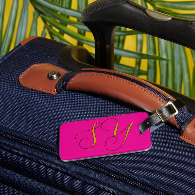 Gepäckmarke für Reisezubehör Gepäckanhänger (Vorderseite Insitu 3)