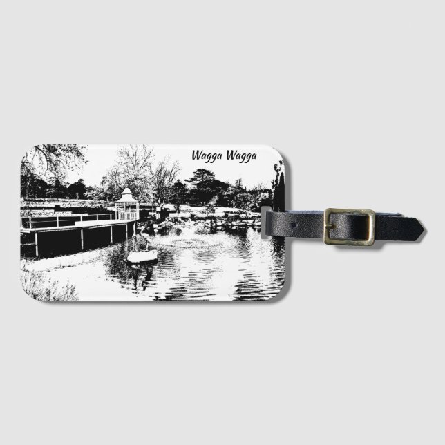 Gepäckmarke Gepäckanhänger (Vorderseite (Horizontal))