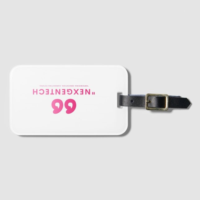 Gepäckmarke Gepäckanhänger (Vorderseite (Horizontal))