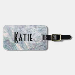 Gepäckmarke in Wasserfarbe Gepäckanhänger