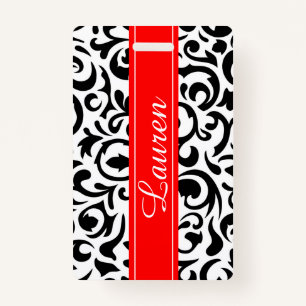 Gepäckmarke mit schwarzem Schwenk / Abzeichen Ausweis