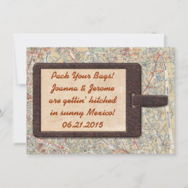 Gepäckmarke Save the Date