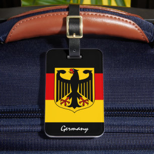 Gepäckmarken, deutsche Flagge Gepäckanhänger