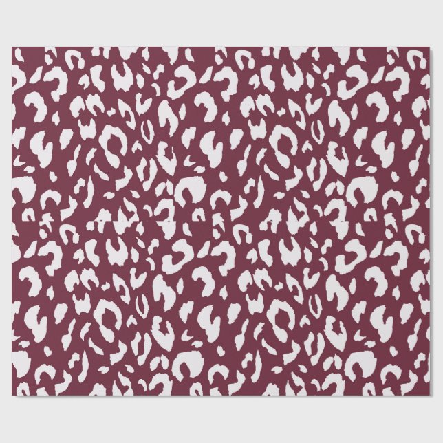 Gepäckpapier mit Gepardendruck  Geschenkpapier (Flach)