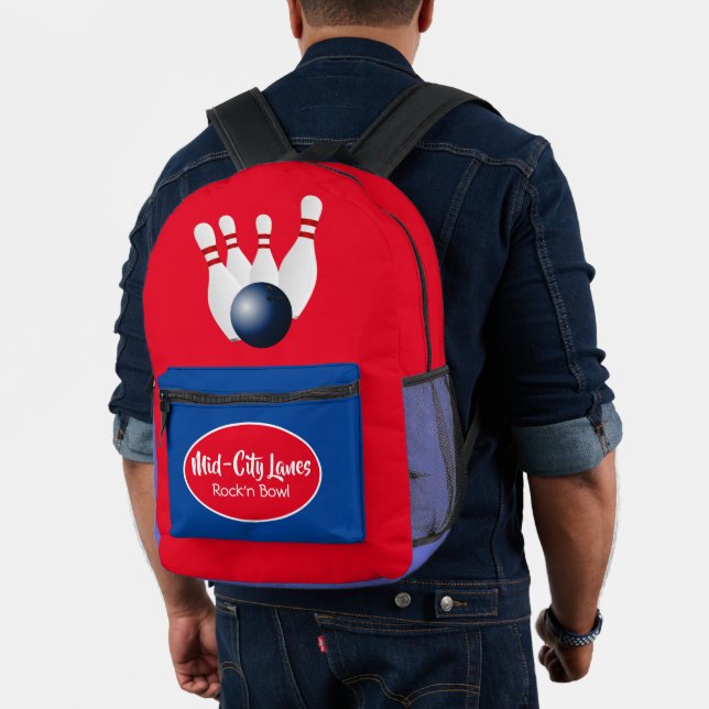 Gepäcksack für den Bowling Bedruckter Rucksack (Insitu (Modell))