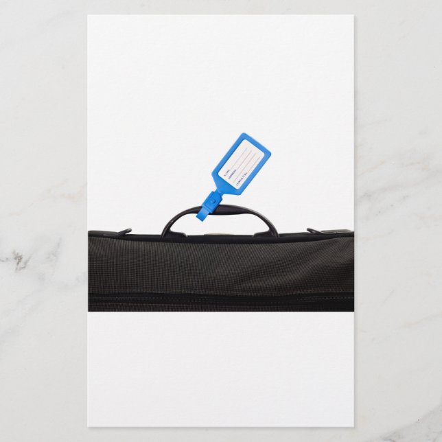 Gepäcktasche mit Umbau-Nr. Briefpapier (Vorderseite)