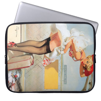 Gepäckunfall-Pinup-Girl Laptopschutzhülle