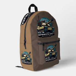 Gepanzerte Kämpfe: Nächstes Spiel Bedruckter Rucksack