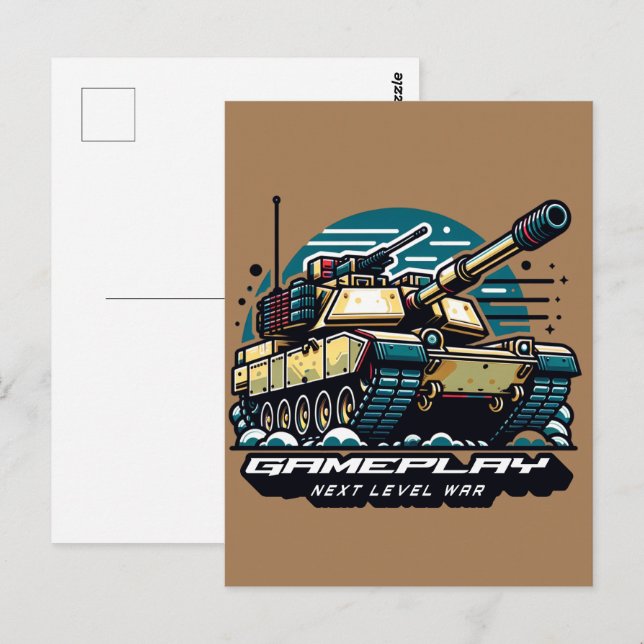 Gepanzerte Kämpfe: Nächstes Spiel Postkarte (Vorne/Hinten)