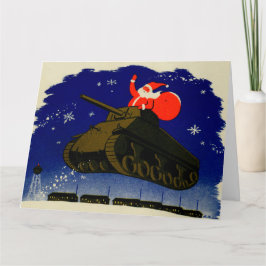 Gepanzerter Weihnachtsmann Karte