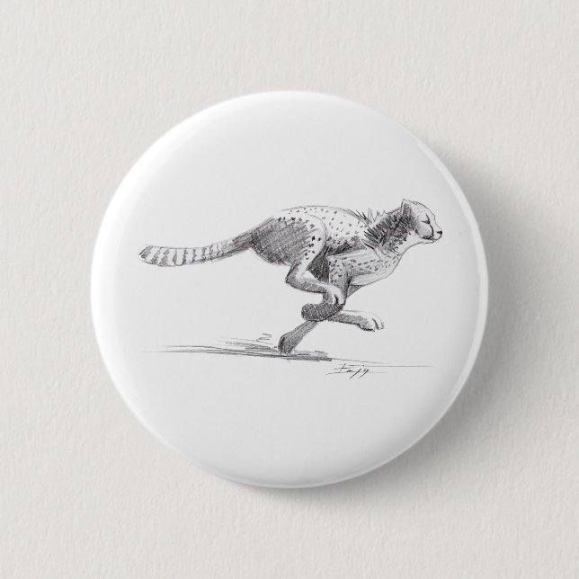Gepard Button (Vorderseite)