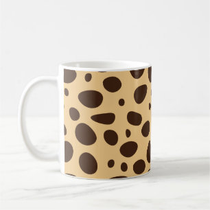 Gepard-Druck braun Kaffeetasse