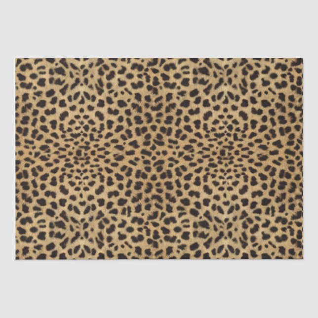 Gepard-Druck Seidenpapier (Vorderseite)