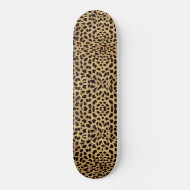 Gepard-Druck Skateboard (Vorderseite)