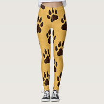 Gepard-Fußabdruck-Leggings – „Lauf wild im Stil“