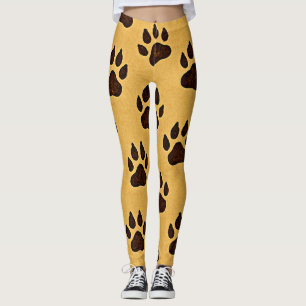Gepard-Fußabdruck-Leggings – „Lauf wild im Stil“ Leggings