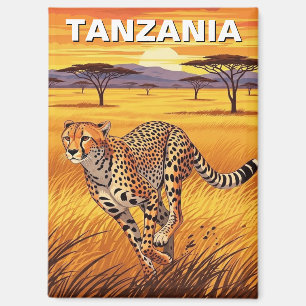 Gepard im Serengeti-Nationalpark Tansania Magnet