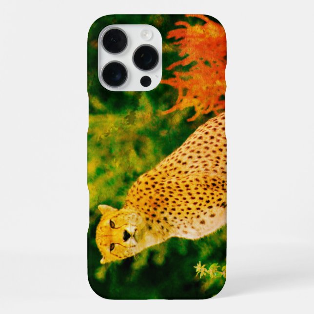 Gepard iPhone 16 Pro Max Hülle (Rückseite)