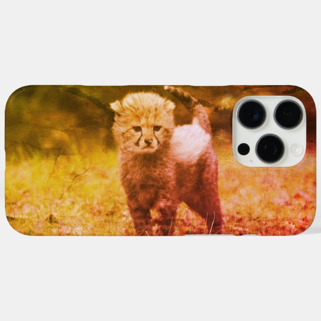 Gepard iPhone 16 Pro Max Hülle (Rückseite (Horizontal))