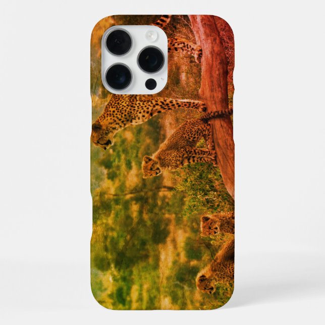 Gepard iPhone 16 Pro Max Hülle (Rückseite)
