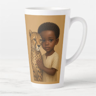 Gepard & Junge: Band der Wildnis und Unschuld Milchtasse