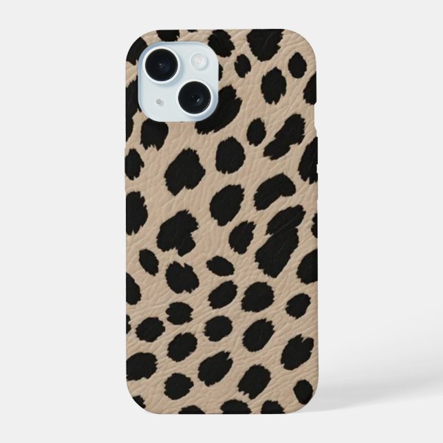 Gepard Katze iPhone 15 Hülle (Rückseite)