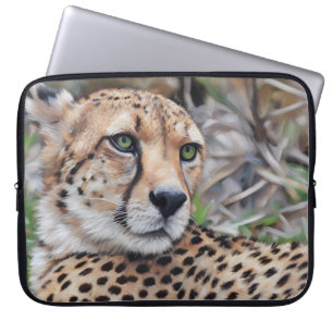 Gepard-Katzen-Natur-Laptop-Hülle Laptopschutzhülle