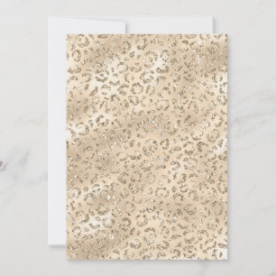 Gepard Leopard Fell Druck Muster Tier Dankeskarte