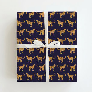 Gepard, Leopard Geschenkpapier