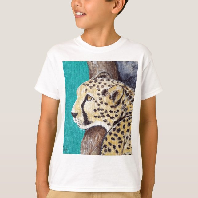 Gepard-Malerei T-Shirt (Vorderseite)