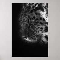 Gepard mit naher dekorativer Kunst