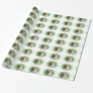 Gepard-Muster Geschenkpapier