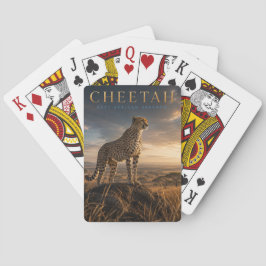 Gepard Ostafrikanische Savanne TIER Poker Spielkarten