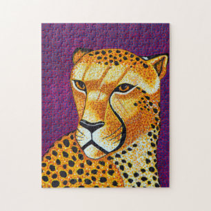 Gepard-Puzzlespiel