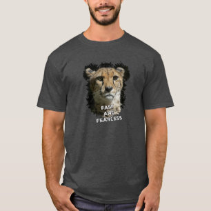 Gepard schnell und furchtlos T-Shirt