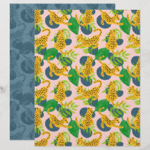 Gepard Scrapbook Papier