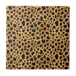 Gepard-Tierfellmuster - Malerischer Stil Kunst Fliese