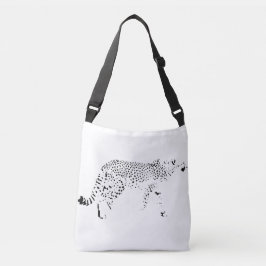 Gepard und Leopard-Totbeutel Tragetaschen Mit Langen Trägern