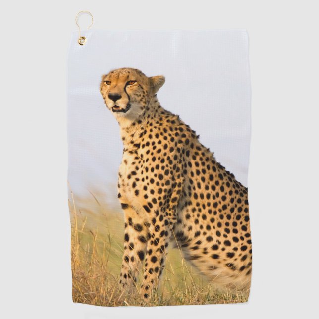 Gepard-Wildtier Big Cat Foto Golfhandtuch (Vorderseite)
