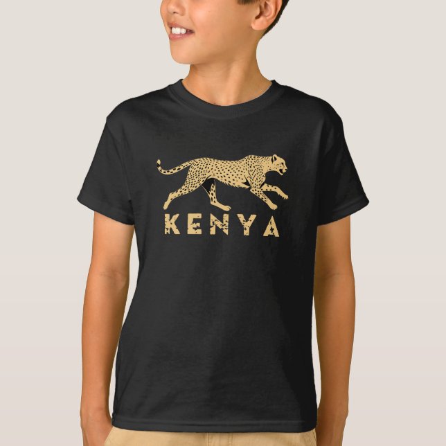 Geparde in Kenia T-Shirt (Vorderseite)