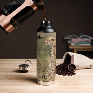 Geparden in naturafrikanischer Umgebung personalis Trinkflasche